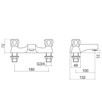 Trisen Trade Club Bath Filler